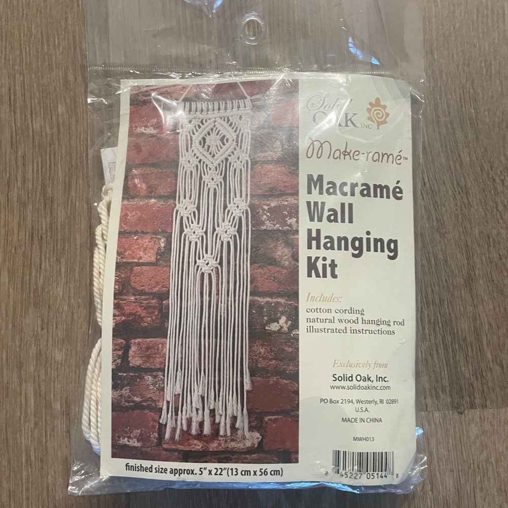 NWT Macrame Kit